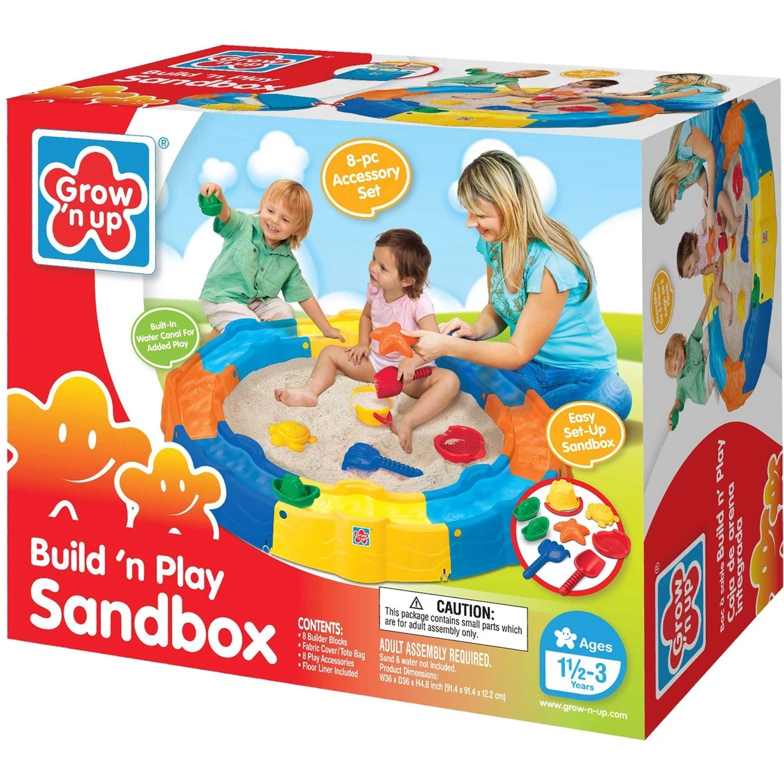 Brand new ๐ฅ Grow'n Up Sand N Play Build A Box ๐งจ