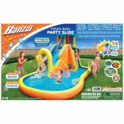 Best deal 💯 Banzai Inflatable Pinata Bash Party Slide Water Park 🎁