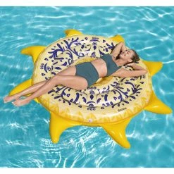 Outlet 🥰 H2OGO! Sunny Sicily 7 Ft. 5 In. Inflatable Pool Float 😍