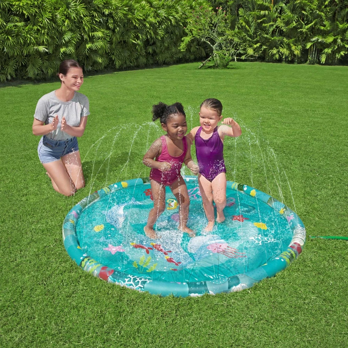 Cheap 😀 H2OGO Underwater Kids Sprinkler Splash Pad ⌛ - Image 3