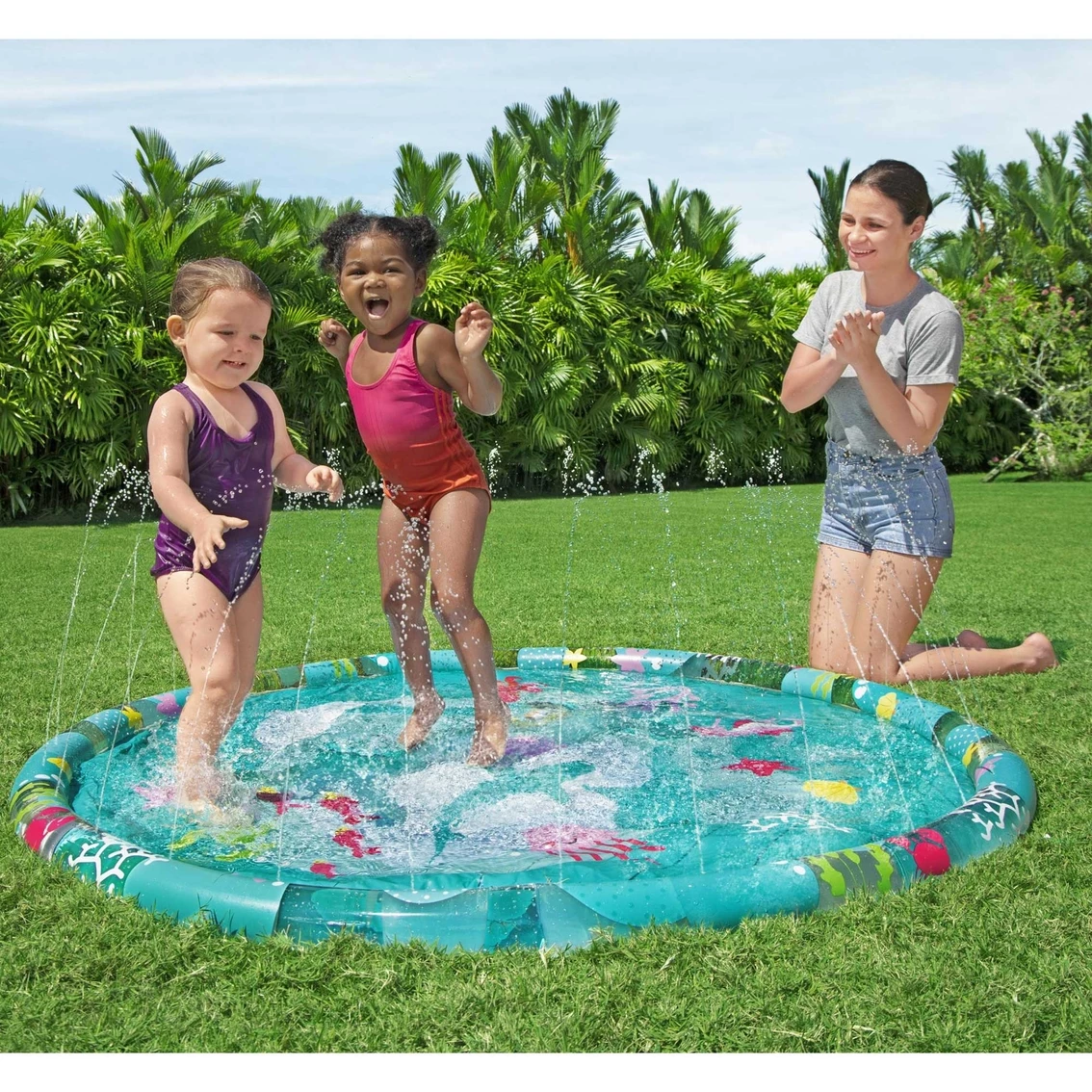 Cheap 😀 H2OGO Underwater Kids Sprinkler Splash Pad ⌛ - Image 4