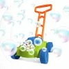 Cheapest ⭐ JussStuff Lawn Mower Bubble Machine Musical Push Toy 🛒