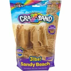 Best deal 👍 Cra-Z-Art Cra-Z-Sand Fun Bag, Sandy Beach, 3 Lb. ✔️