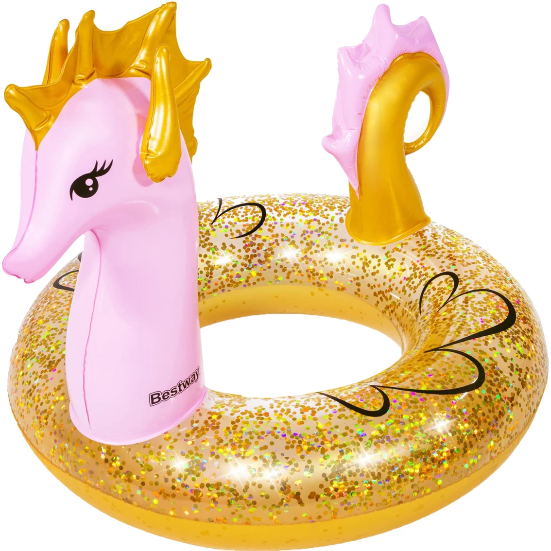 Deals ๐ฅฐ H2OGO 45 In. Glitter Seahorse Swim Ring Float ๐