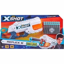Deals 🔔 Zuru X Shot Reflex 6 Dart Blaster 👏