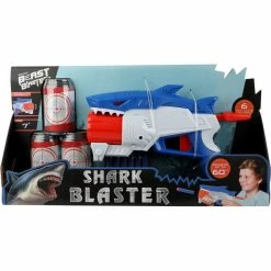 Promo 😍 Kids Tech Shark Blaster With Barrel Targets And Foam Darts ✨