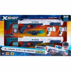 Cheapest 🌟 Zuru X Shot Excel Hawk Eye Foam Dart Blaster 👍