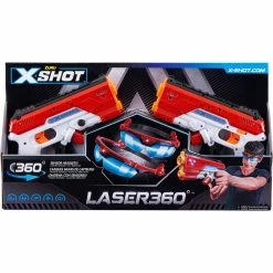 Cheap ✔️ Zuru Laser 360 Ultimate Laser Tag With 2 Blasters And 2 Goggles, Open Box 🤩
