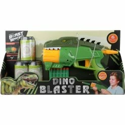Brand new 😀 Kids Tech Dino Blaster With Foam Darts And Barrel Targets ⌛