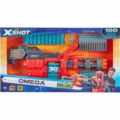 Promo 🔥 Zuru X Shot Omega Blaster With 30 Dart Belt 🎁