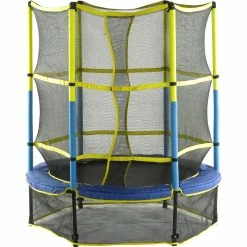 Promo 💯 UpperBounce 55 In. Round Trampoline And Enclosure Set With Easy Assemble Feature 😉