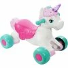 Outlet ⌛ Kiddieland Light N' Sounds Magical Unicorn Ride On Toy 🎉