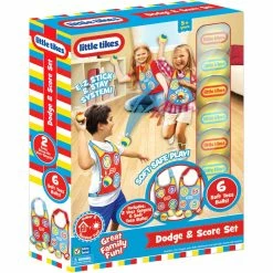 Brand new ❤️ Little Tikes Dodge & Score Game For Kids With 2 Vests & 6 Balls 🔔