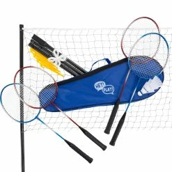 Best Sale 🤩 Hey! Play! Badminton Set Complete Outdoor Yard Game ⌛