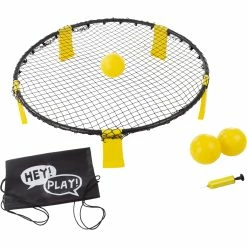 Cheapest 🥰 Hey! Play! Battle Volleyball Outdoor Tournament Game Set 🧨