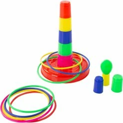 Brand new 🔔 Hey! Play! Adjustable Ring Toss Game ⭐