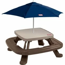 Best deal 🧨 Little Tikes Fold 'N Store Picnic Table With Market Umbrella 👏