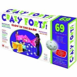 Buy 😉 Other Brands Crazy Forts Buildable Indoor And Outdoor Play Fort Glow In The Dark 69 Pc. Playset 💯