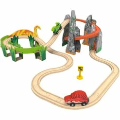 Promo 🧨 KidKraft Adventure Tracks Dino World Volcano Escape Toy 😉