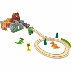 Discount ⌛ KidKraft Adventure Tracks Dino World T Rex Tremor Cave Toy 🎁