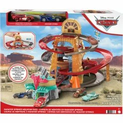 Outlet ๐งจ Mattel Cars Radiator Springs Mountain Race Playset โจ