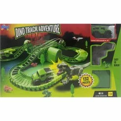 Budget 🥰 Misco Toys DIY Battery Operated Dinosaur Race Track 🤩