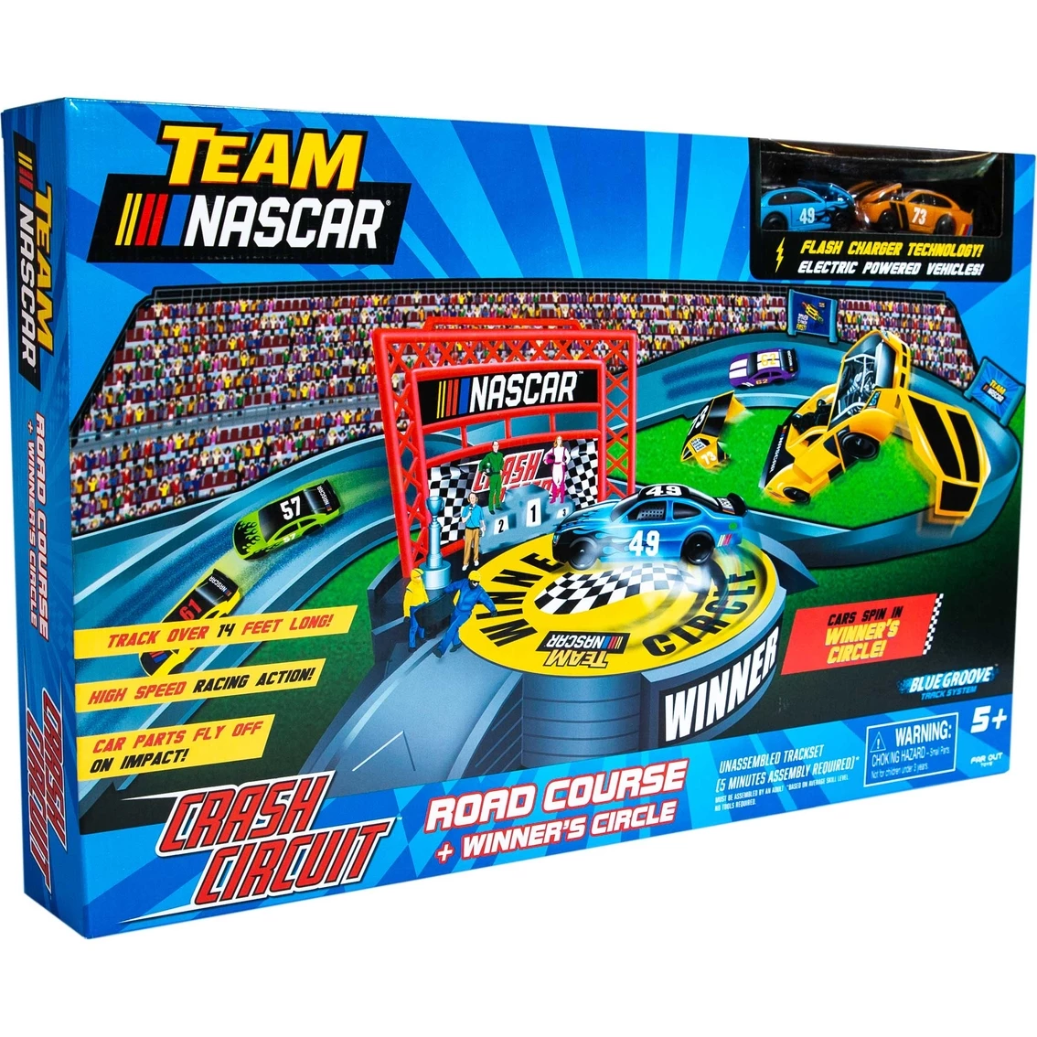 Wholesale ๐ฅ Nascar Crash Circuit Road Course With Winner's Circle Playset ๐งจ
