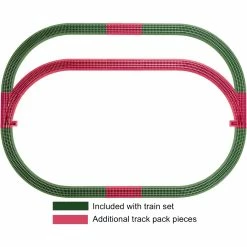 Brand new 😍 Lionel Trains Lionel FasTrack Outer Passing Loop Expansion Pack ❤️