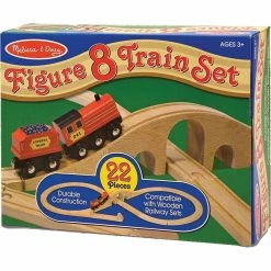 Cheapest 👏 Melissa & Doug Figure 8 Train Set ⭐
