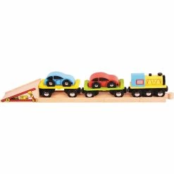 Best deal 🌟 BigJigs Toys Car Loader Wooden Train Accessory 🎉