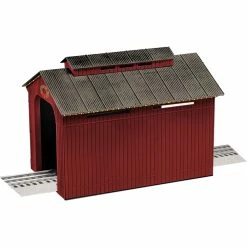 Best Sale 😍 Lionel Trains Lionel Lighted 🎅 Christmas Half Covered Bridge 🔥