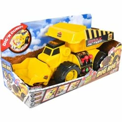 Cheap 😀 Sunny Days Maxx Action 18 In. Motorized Lights And Sounds Power 2 In 1 Dig Rig 😍