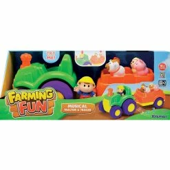 Best deal 🛒 Keenway Musical Tractor And Trailer Toy 🛒