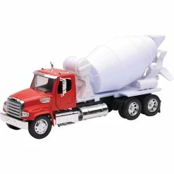 Discount 💯 New Ray 1:32 Scale Die Cast Freightliner 114SD Cement Mixer 🔥