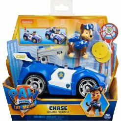 Cheapest 👍 Paw Patrol Movie Toy Vehicle With Chase Action Figure 🎉