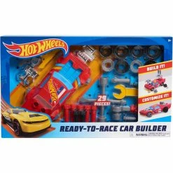 Hot Sale ❤️ Just Play Hot Wheels Ready To Race Car Builder 😍