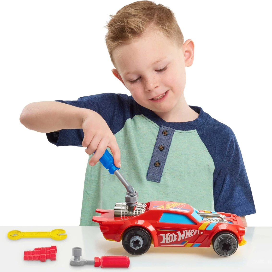 Hot Sale ❤️ Just Play Hot Wheels Ready To Race Car Builder 😍 - Image 2