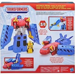 Deals 🧨 Transformers Optimus Prime Jumbo Jet Wing Racer Toy ✨