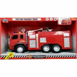 Cheap ⌛ Misco Toys 1:12 Scale Friction Powered Fire Engine Truck With Light And Sound 🛒