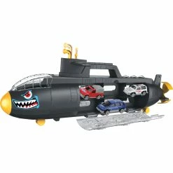 Budget 🎁 Kids Tech 10 Pc. Submarine Shark Truck Set 😍