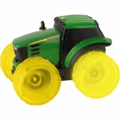 Best Pirce ✔️ TOMY John Deere Monster Treads Lightning Wheels Tractor 💯