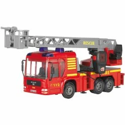 Budget ๐ Dickie Toys Light And Sound SOS Fire Engine Vehicle (with Working Pump) โญ