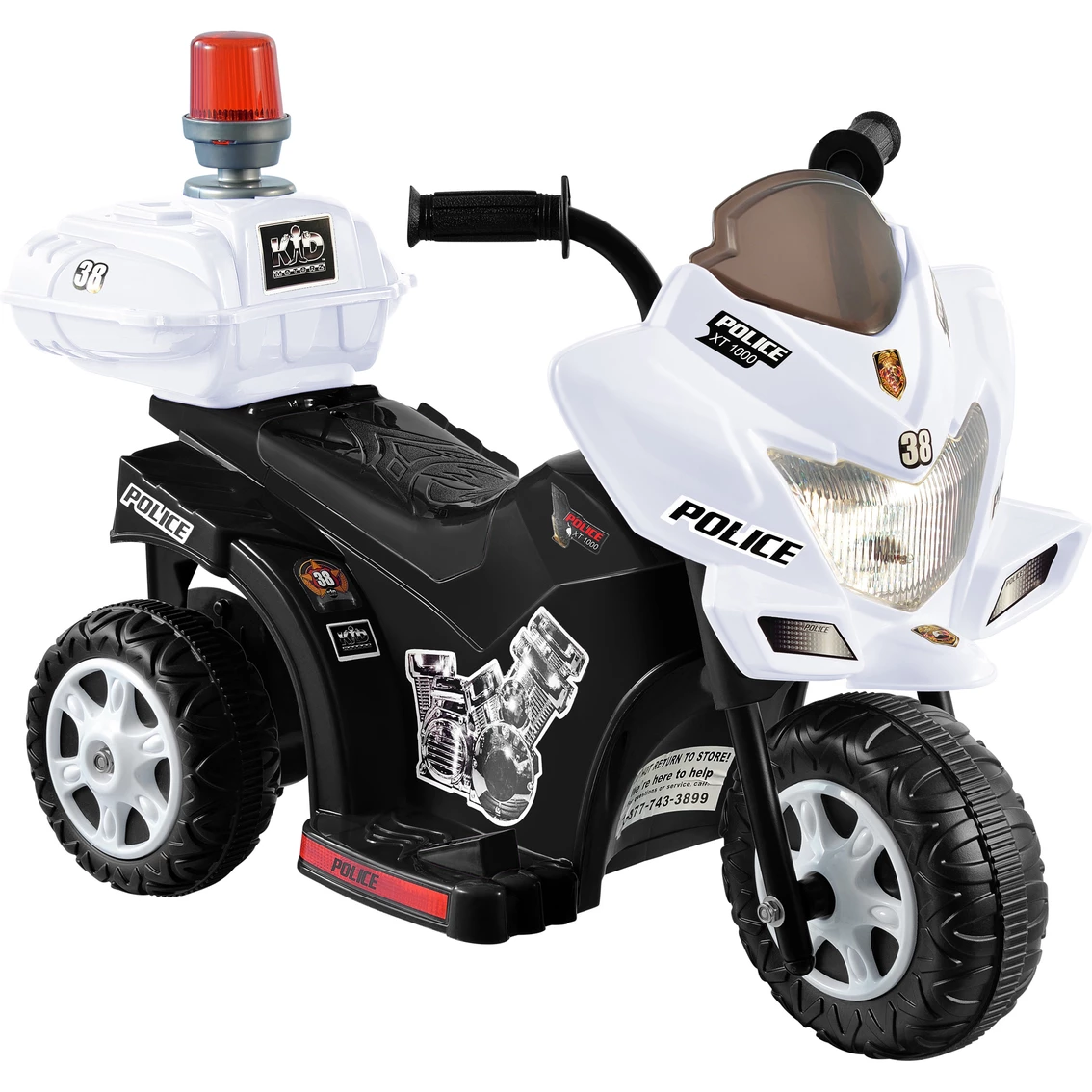 Flash Sale ๐งจ National Products 6V Police Tricycle ๐ฅ - Image 3