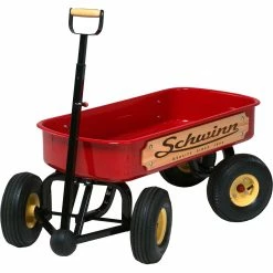 Promo 🛒 Schwinn Quad Steer 4 X 4 Steel Wagon 🧨