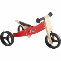 Best Sale 🌟 Lil' Rider 2 In 1 Wooden Balance Bike And Push Tricycle ✨