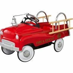 Promo 👍 KidTrax Kid Trax Classic Pedal Car Fire Truck Toy 🔥