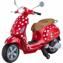 Discount 🎉 KidTrax Disney Minnie Mouse 6V Vespa Scooter Electric Ride On Toy 🔔